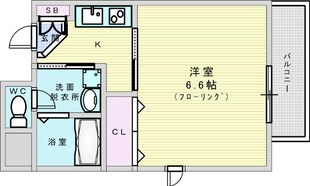 プレミアムステージ新大阪駅前の物件間取画像